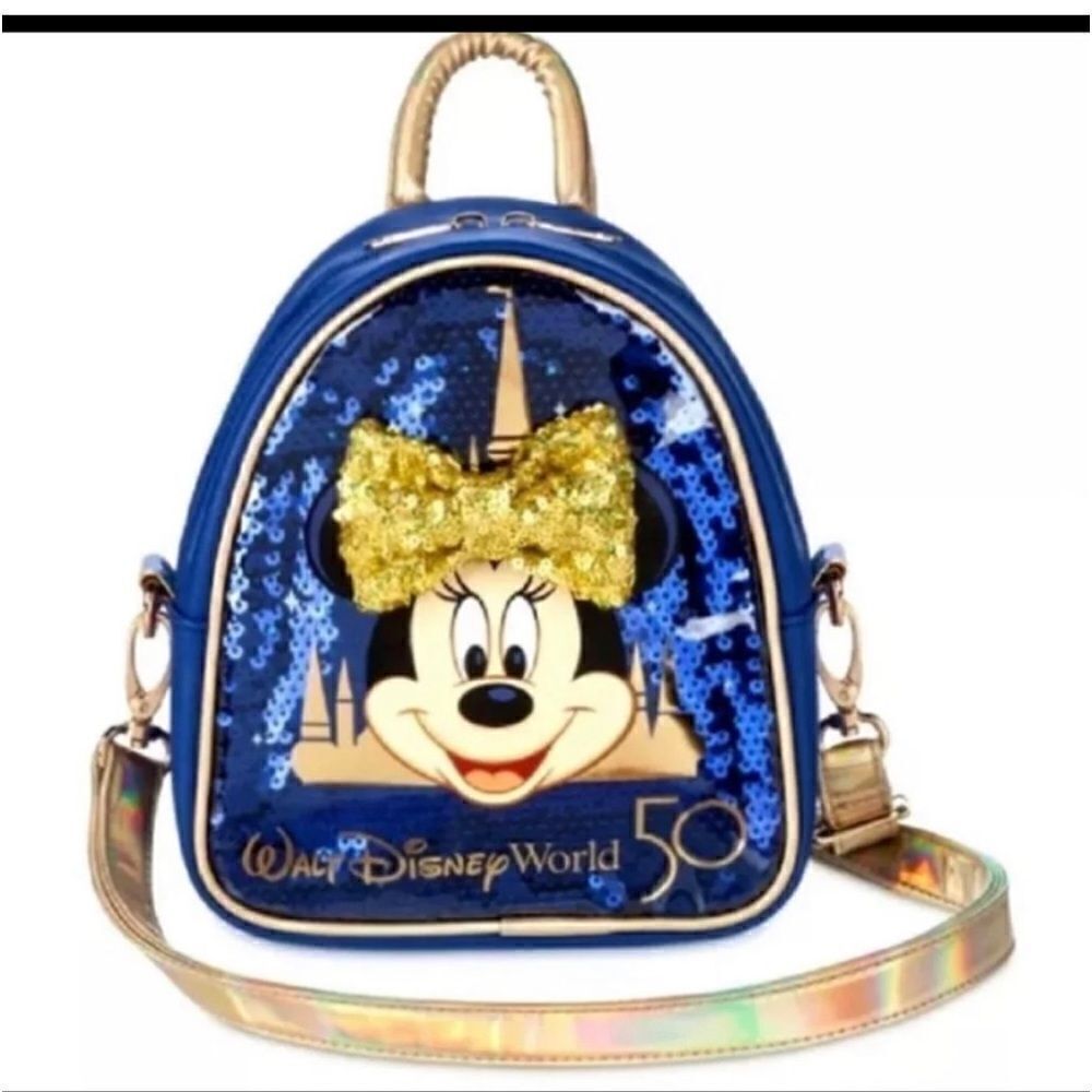 Walt Disney World 50th Anniversary Minnie Mouse Crossbody Bag NWT